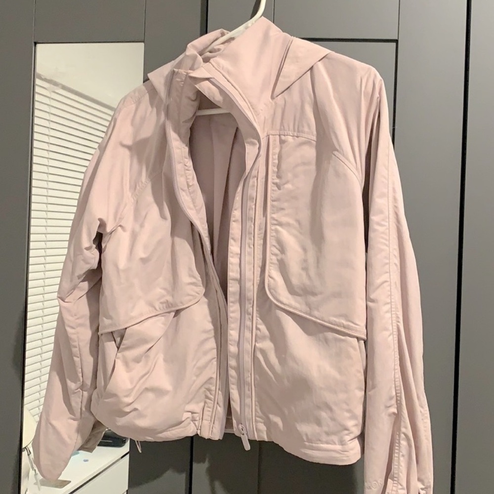 SOLD - Lululemon windbreaker zip hoodie pink jacket